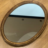 Old oval mirror