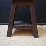 Old vintage wooden workbench