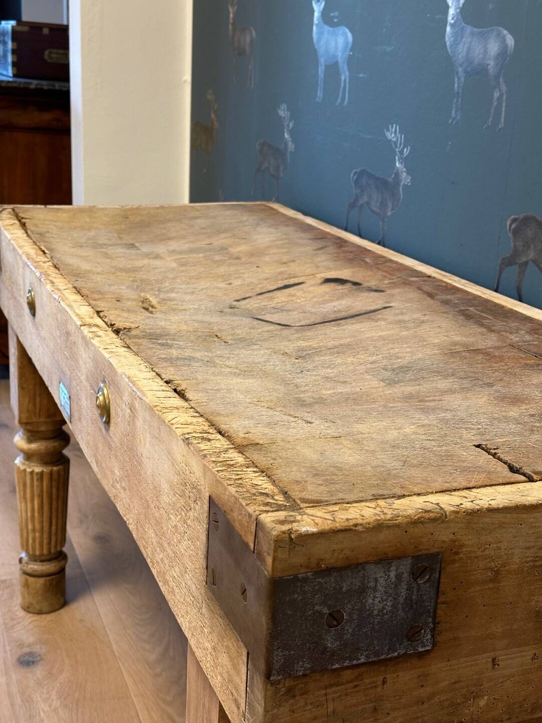 Antique Butcher Table