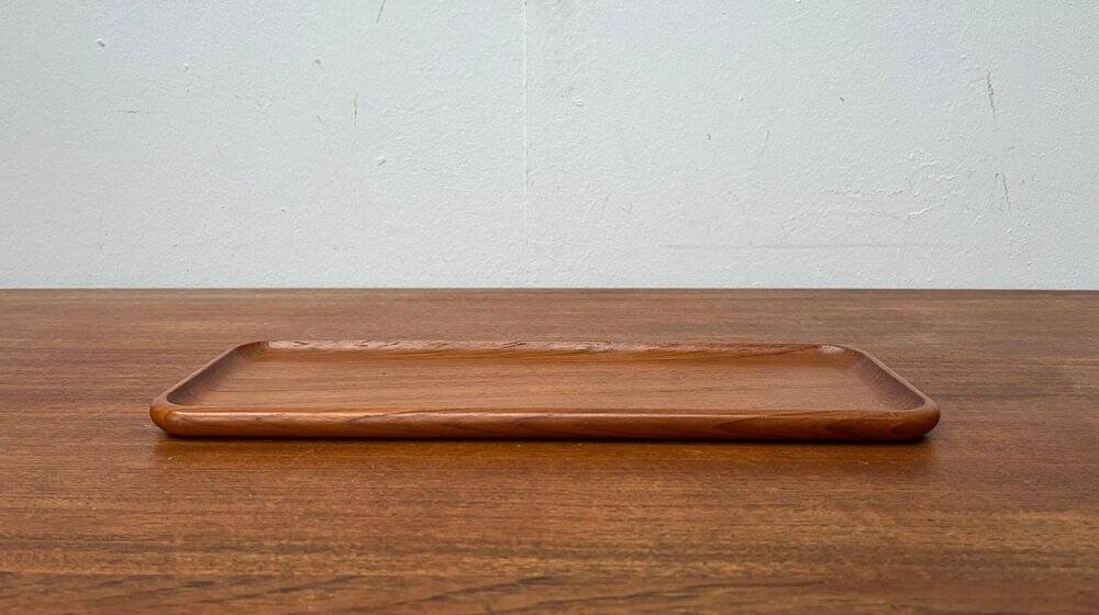 Scandinavian teak plateau from the mid-century by Äkta Teak, 1960s.