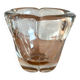 Daum nancy transparent white vase