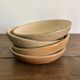 Vintage french stoneware ceramics set – mineral earth