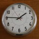 Horloge murale JAZ ronde acier 1960
