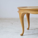 Oak coffee table and mirror 1950