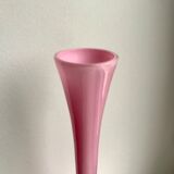 Pink opaline vase 50s