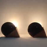 Par des lampes de table en céramique. Espagne, années 1980.