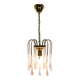 Suspension en verre de Murano et métal doré