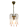 Suspension en verre de Murano et métal doré