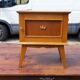 Bedside year 50 wood