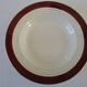 Deep plates, opaque porcelain, Digoin Sarreguemines, PASTEUR pattern