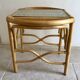 Table d’appoint vintage en rotin