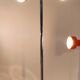 Articulated eyes ball floor lamp