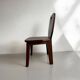 Massive, dark retro brutalist chair (several in stock)