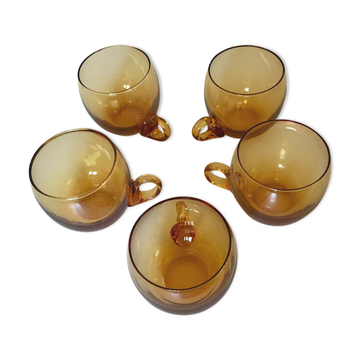 Verres ambré à punch
