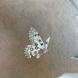 Oil painting, sergei smetanin, still life with marble vase, signed, gilded wood frame, russia