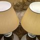 Pair of Raynaud Limoges lamps – Kenya model – Biscuit elephants – 20th century