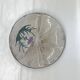 Thistle-themed decorative plate by Daniel Étienne in Vallauris