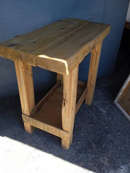 Workbench 90cm old solid wood