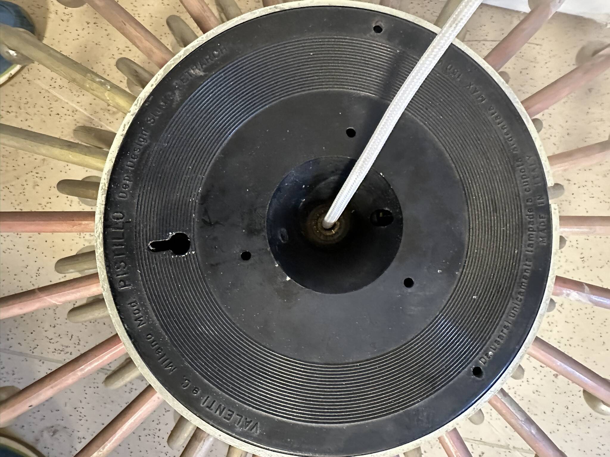 Pistillo studio tetrach wall light, milano for valenti co.