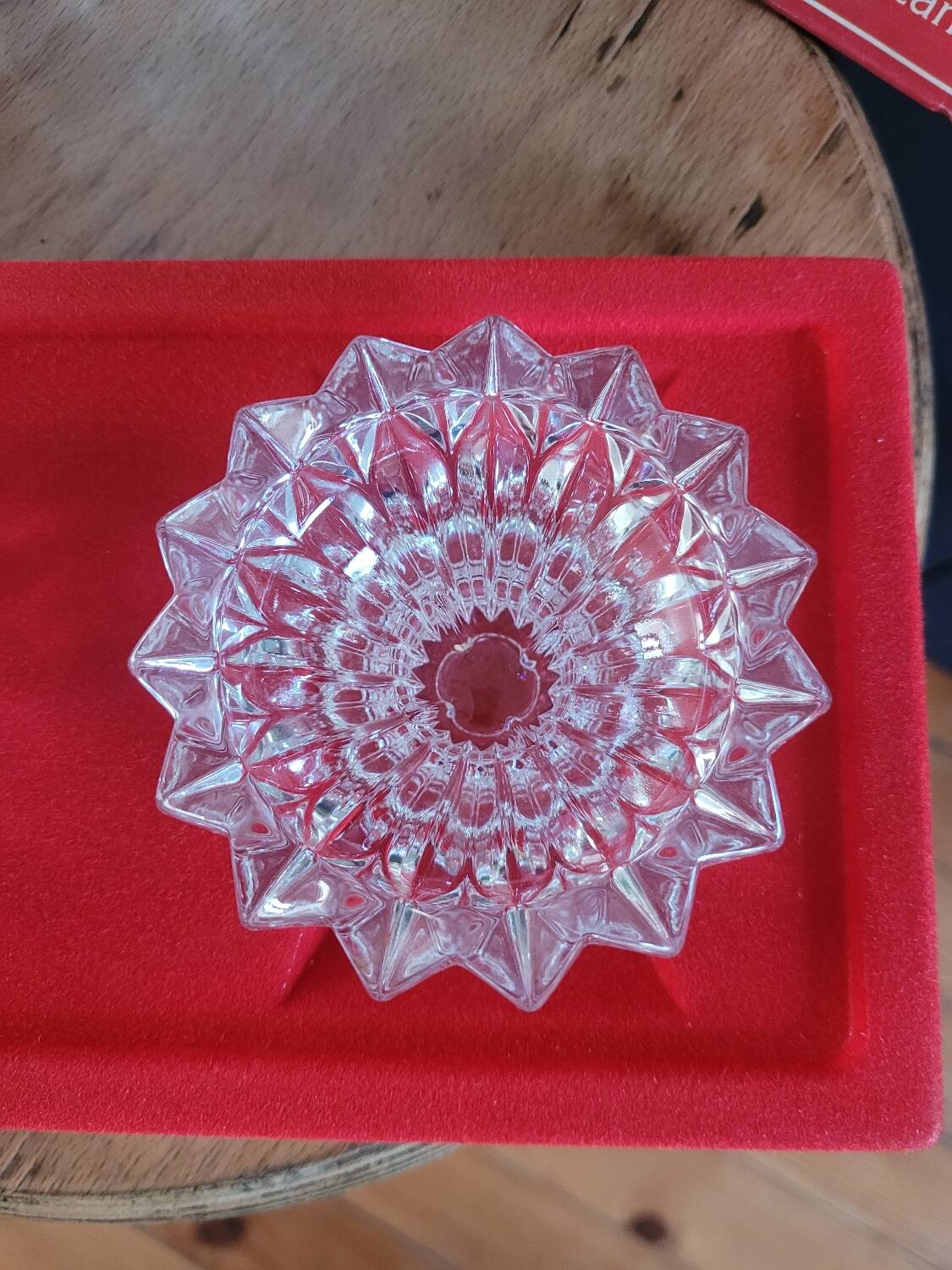 Two Cheverny candle holders by Cristal d’Arques