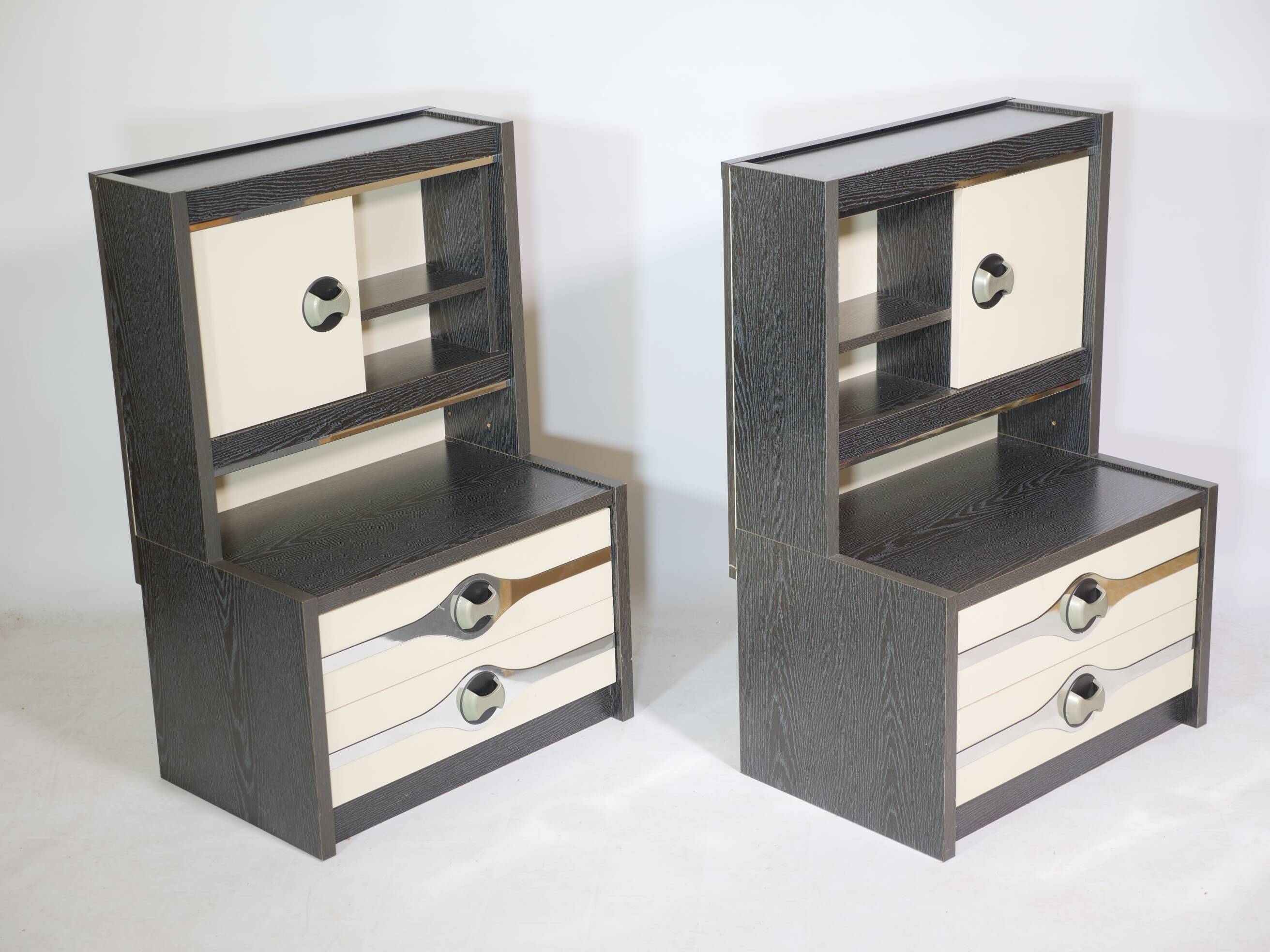 Modernist space age chest of drawers sideboard cabinet, 70s