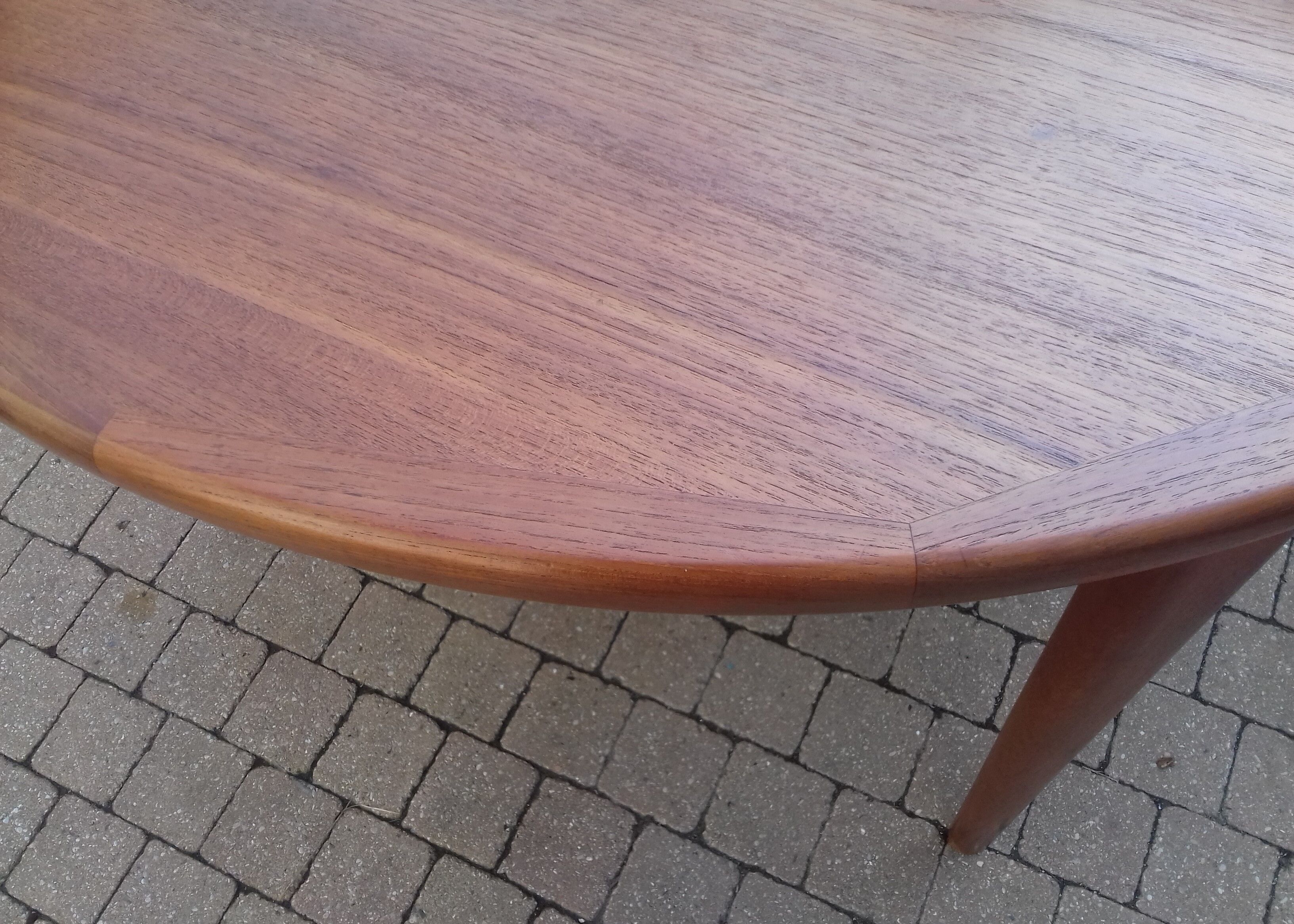 1960s extendable teak table