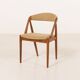 Chaises modèle 31 de Kai Kristiansen, ensemble de 6, Danemark années 1960.