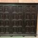 Storage cabinet has three doors Renaissance XX century style