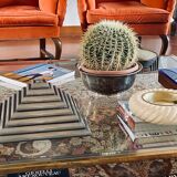 Ziggurat-shaped stacked trays / vide poche sculpture, Italy 1970s