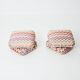Paire de poufs 1970