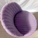 Lilac furry chair from the 50s