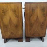 Pair of art deco bedside tables