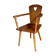 Art-popular armchair 50s in solid wood