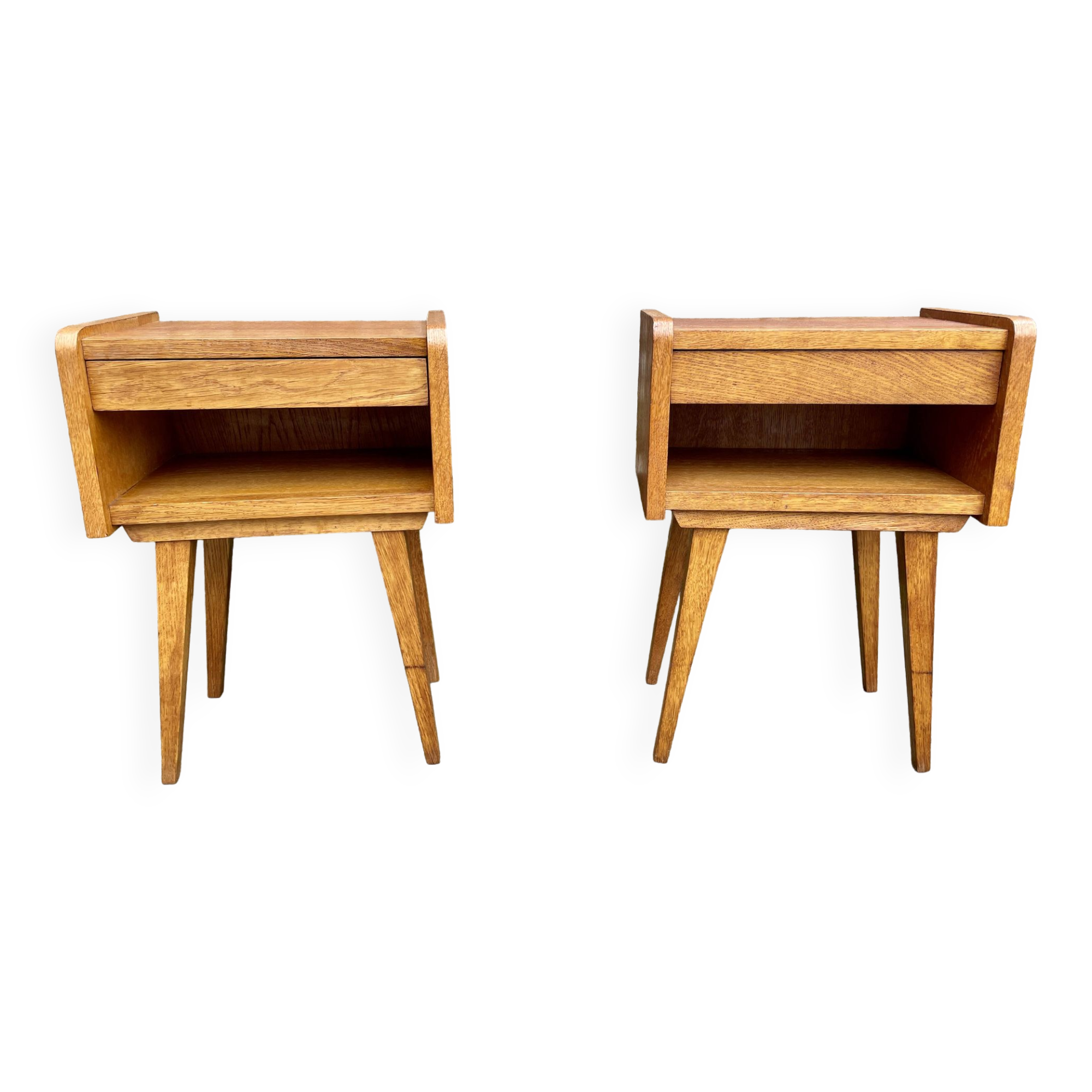 Pair of Scandinavian bedside tables