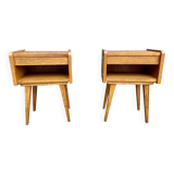 Pair of Scandinavian bedside tables
