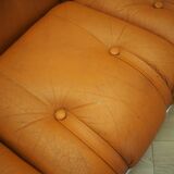 Orange sofa, Space Age design, 1960s, production: Italy