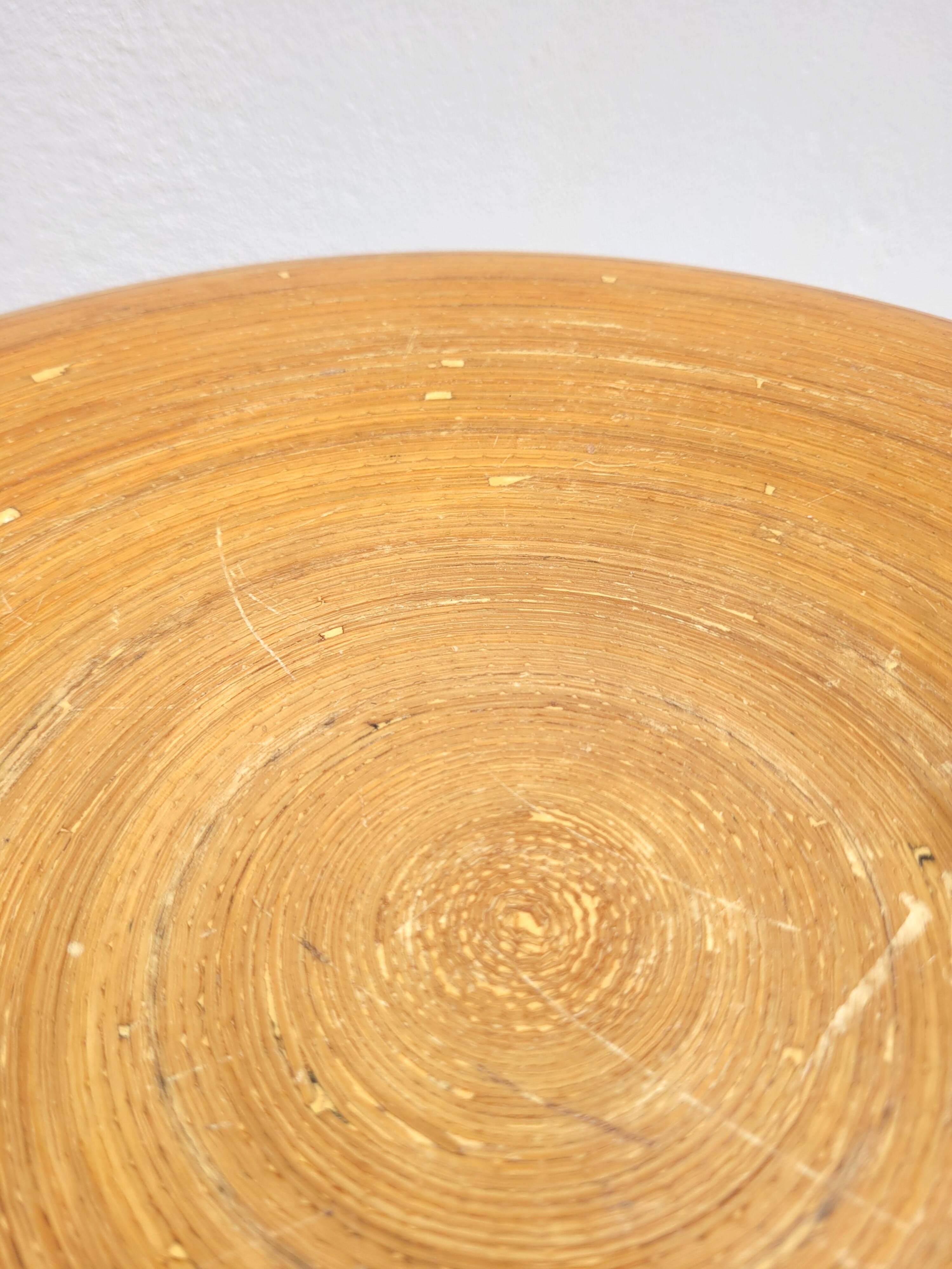 Bamboo mushroom stool 1980