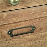 Trade cabinet with flaps