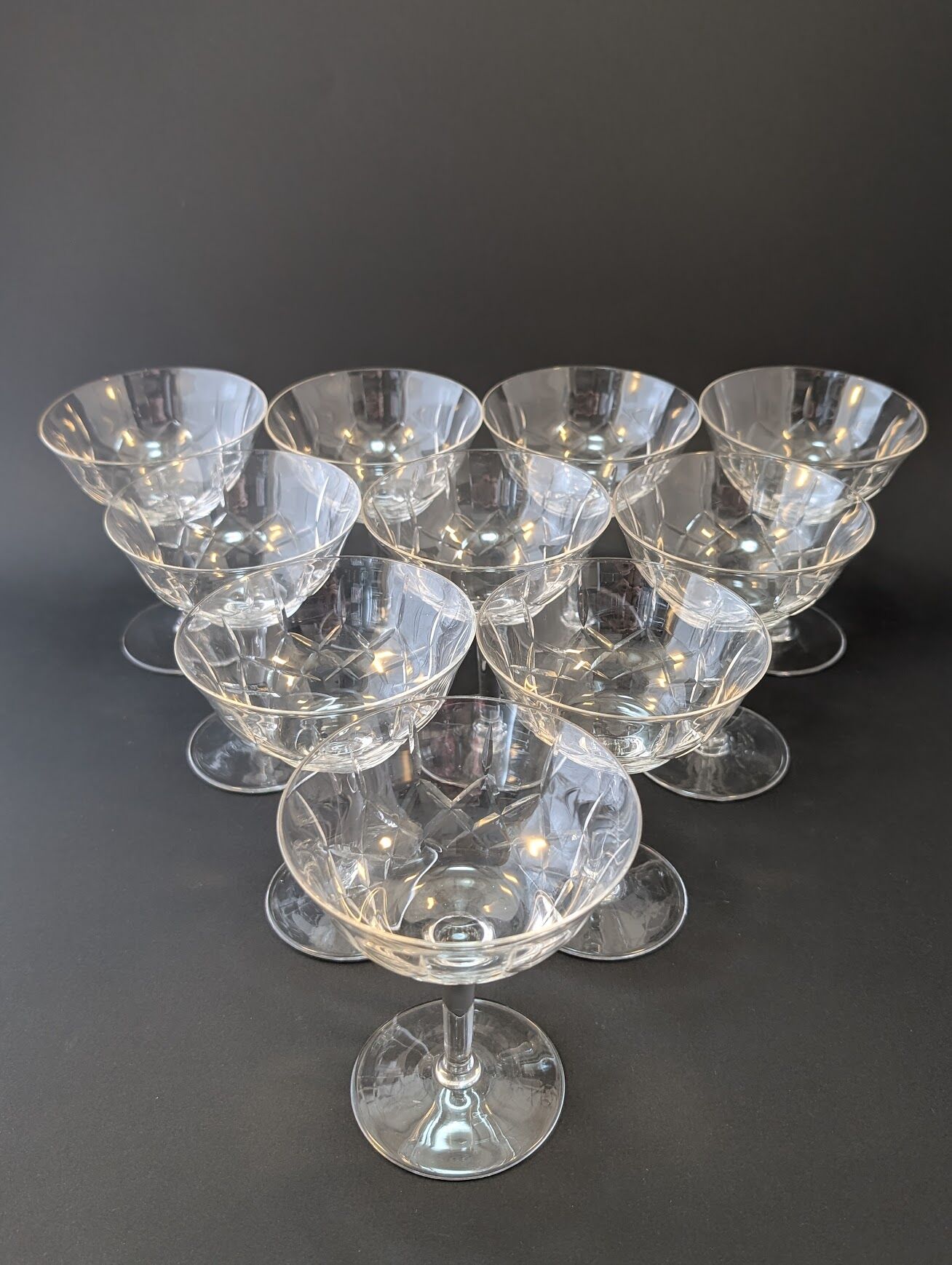 Art Deco Champagne Coupes