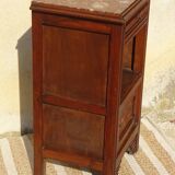 Art Deco period bedside table with marble top