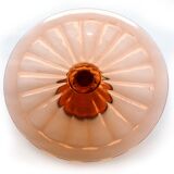 Art Deco glass display cake dish