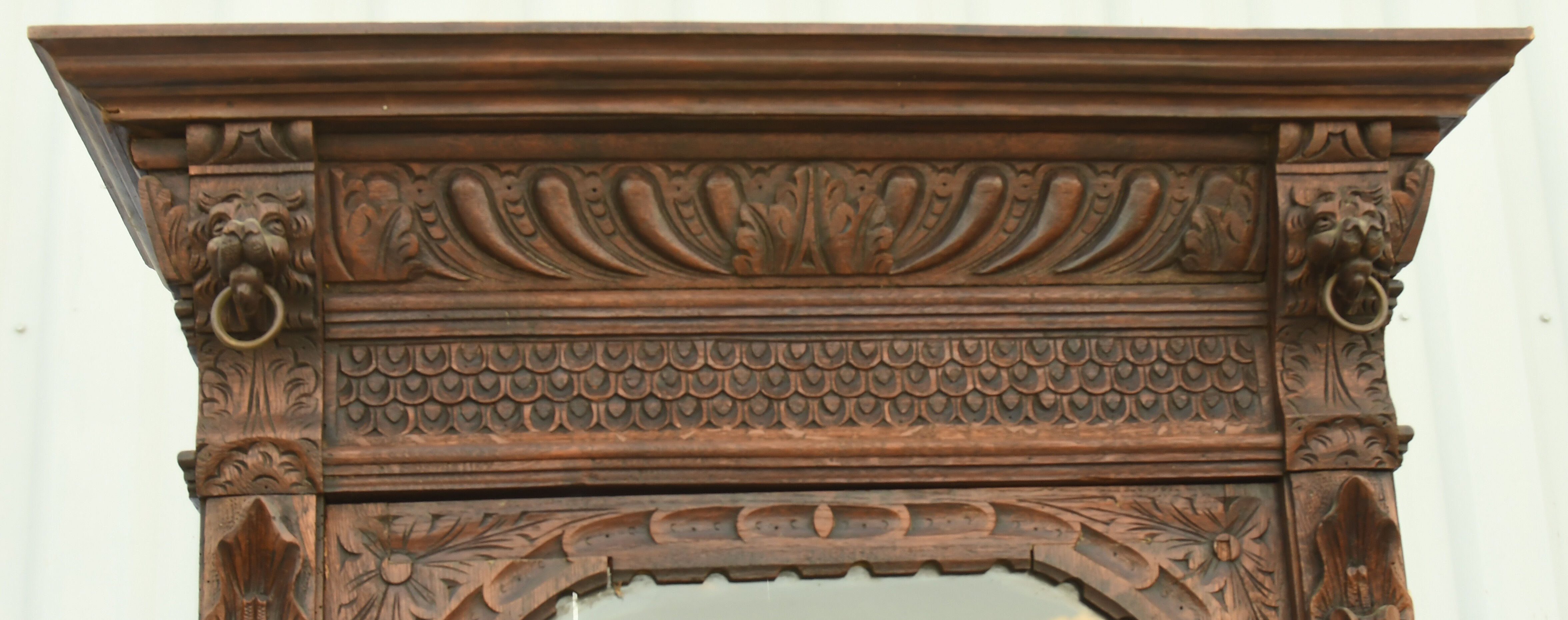 Vitrine 2 corps de style Louis XIII