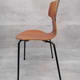 Set of 2 model 3103 Hammer chairs by Arne Jacobsen for Fritz Hansen, Denmark , 1969