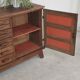 Oak buffet by René Gabriel, Reconstruction period 1950.