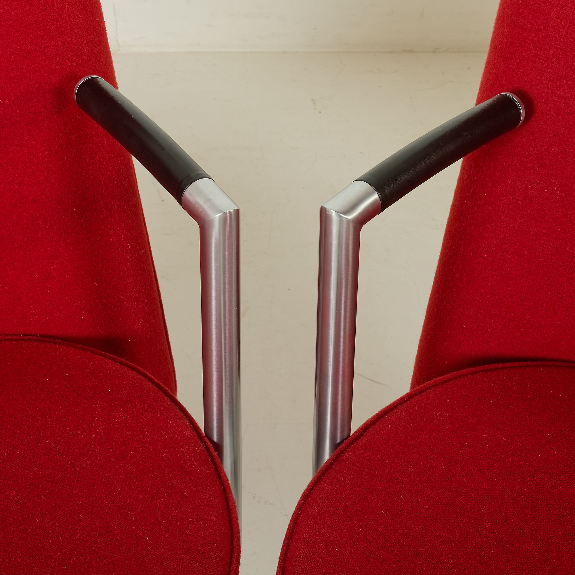 Erik Jørgensen “Partner” chairs by J. Foersom & P. Hiort-Lorenzen, set of 4, Denmark, 1970s