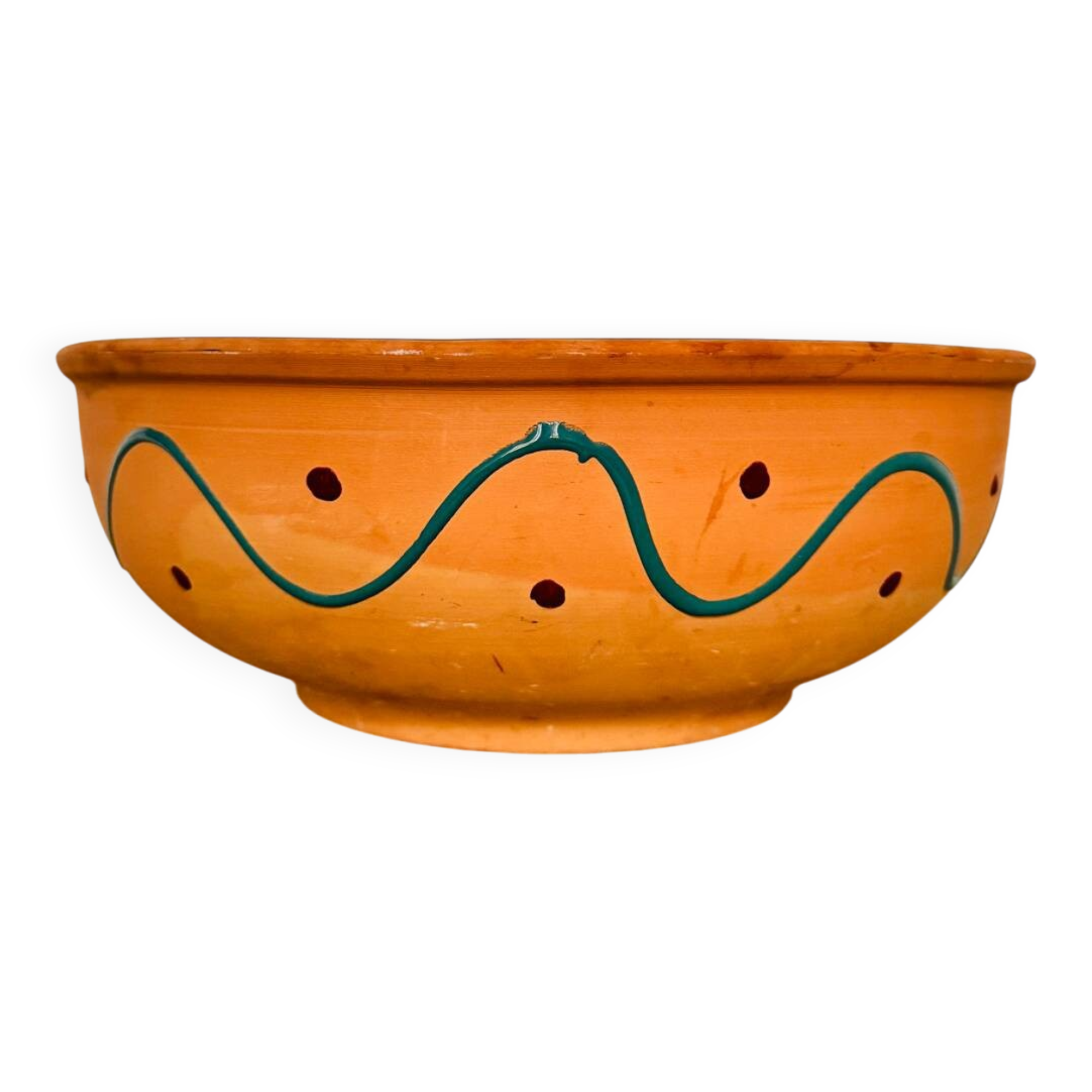 Large Terra Cotta Salad Bowl