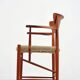 Set of model '317' & '316' by Hvidt & Molgaard-Nielsen for Søborg, fresh weaving