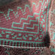 Vintage woven wool rug 70x145cm