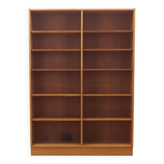 Ash bookcase, Danish design, 1970s, production: Hundevad