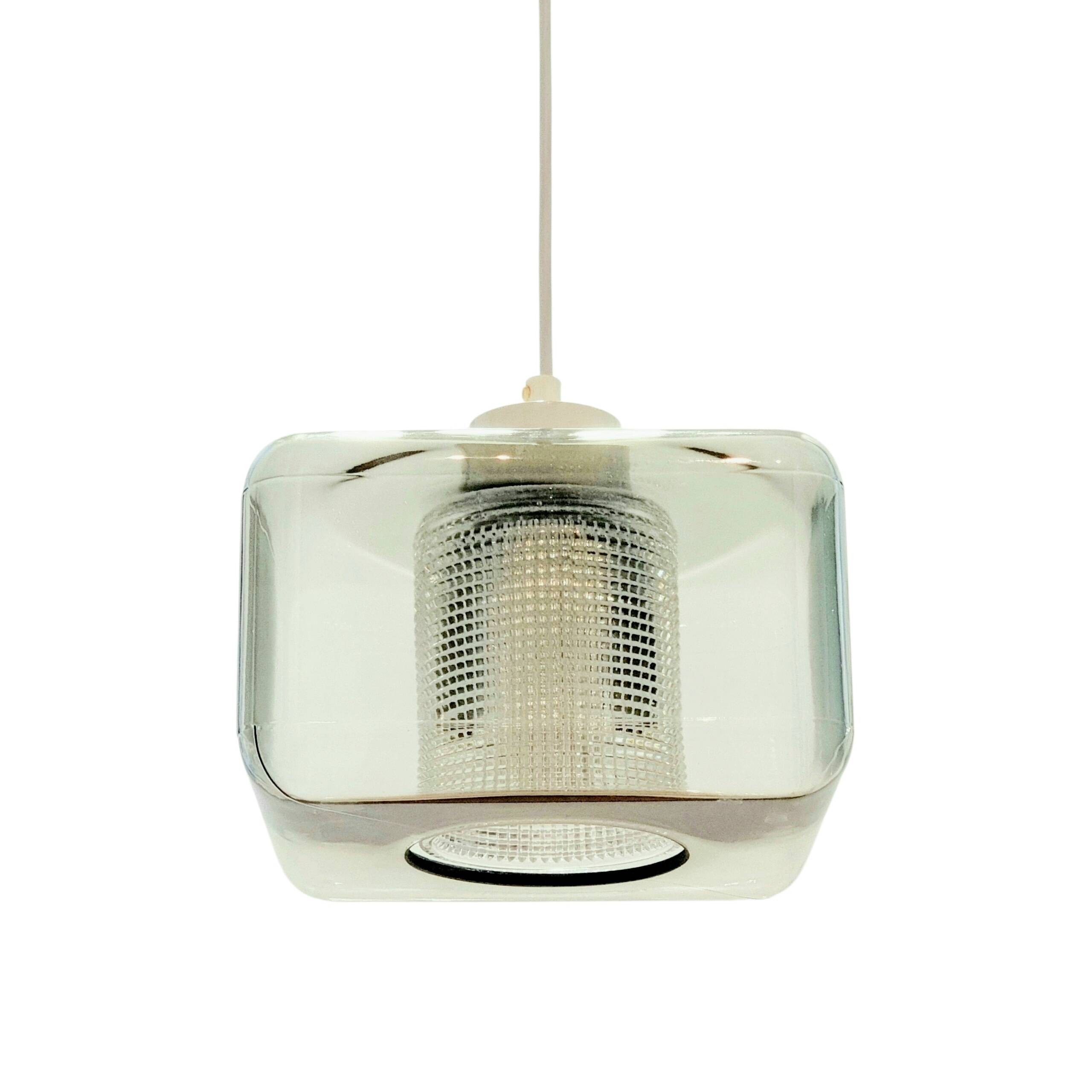 Mid-Century Scandinavian Glass Ceiling Light by C. Fagerlund for Orrefors